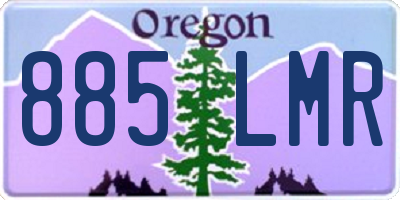OR license plate 885LMR