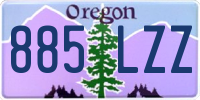 OR license plate 885LZZ