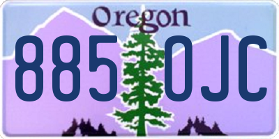 OR license plate 885OJC
