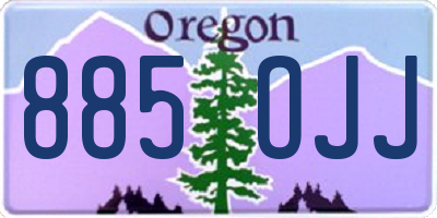 OR license plate 885OJJ