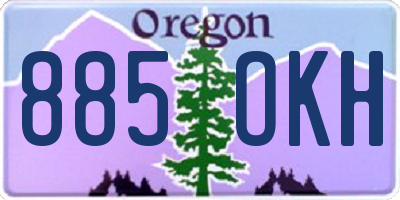 OR license plate 885OKH