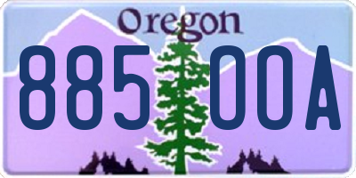 OR license plate 885OOA