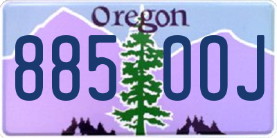 OR license plate 885OOJ