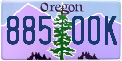 OR license plate 885OOK