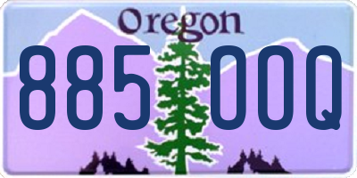 OR license plate 885OOQ