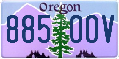 OR license plate 885OOV