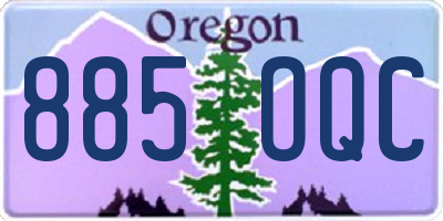 OR license plate 885OQC