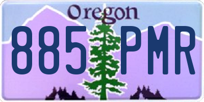 OR license plate 885PMR