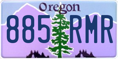 OR license plate 885RMR