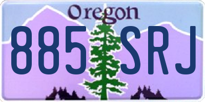 OR license plate 885SRJ