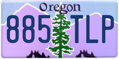 OR license plate 885TLP