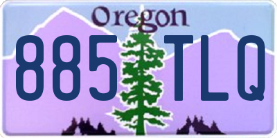 OR license plate 885TLQ
