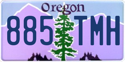 OR license plate 885TMH