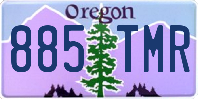 OR license plate 885TMR