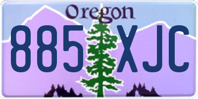 OR license plate 885XJC