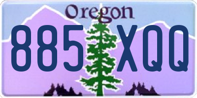 OR license plate 885XQQ