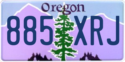 OR license plate 885XRJ