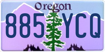 OR license plate 885YCQ