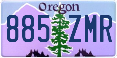 OR license plate 885ZMR