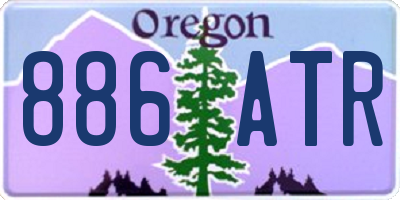 OR license plate 886ATR