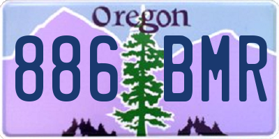 OR license plate 886BMR