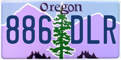 OR license plate 886DLR