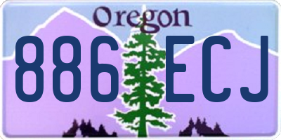 OR license plate 886ECJ