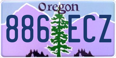 OR license plate 886ECZ