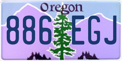 OR license plate 886EGJ