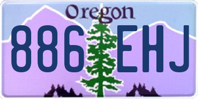 OR license plate 886EHJ