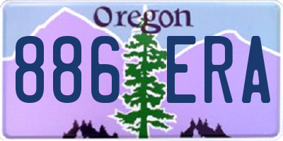 OR license plate 886ERA