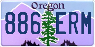 OR license plate 886ERM