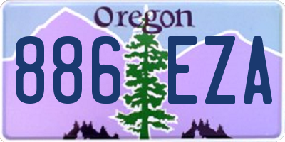 OR license plate 886EZA