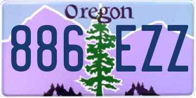 OR license plate 886EZZ