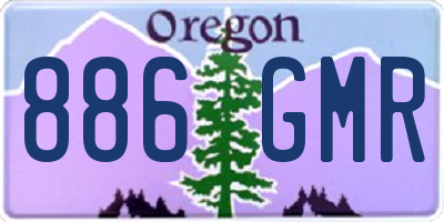 OR license plate 886GMR