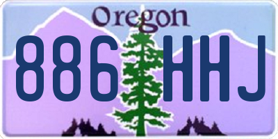 OR license plate 886HHJ