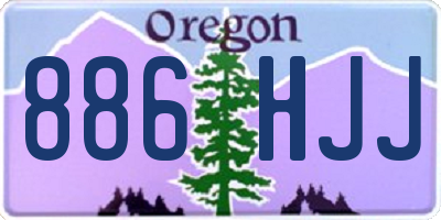 OR license plate 886HJJ