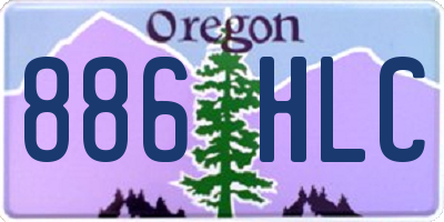 OR license plate 886HLC