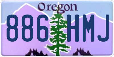 OR license plate 886HMJ