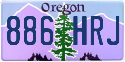 OR license plate 886HRJ