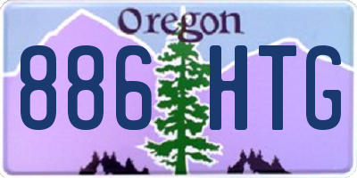 OR license plate 886HTG