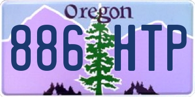 OR license plate 886HTP