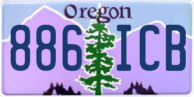 OR license plate 886ICB