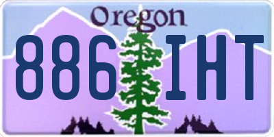 OR license plate 886IHT