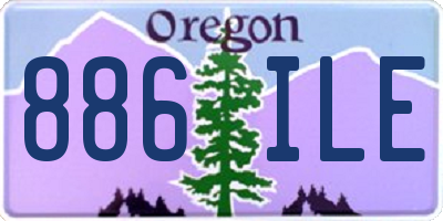 OR license plate 886ILE