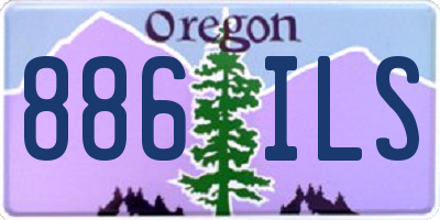 OR license plate 886ILS