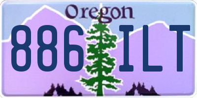 OR license plate 886ILT