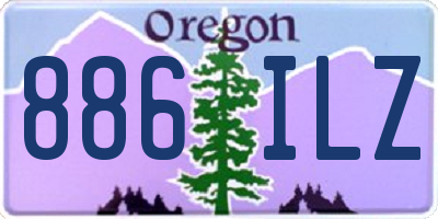 OR license plate 886ILZ