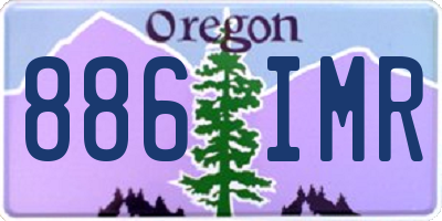 OR license plate 886IMR