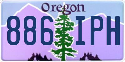 OR license plate 886IPH